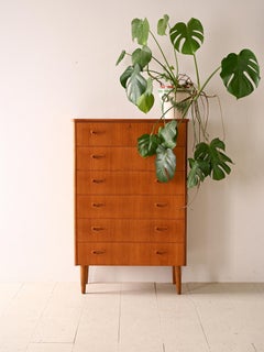 Commode avec 6 tiroirs en teck
