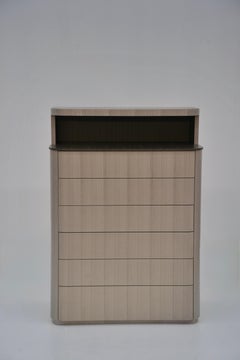 Schrank aus Eukalyptusholz mit Marmorplatte, Alma von Carpaenlli