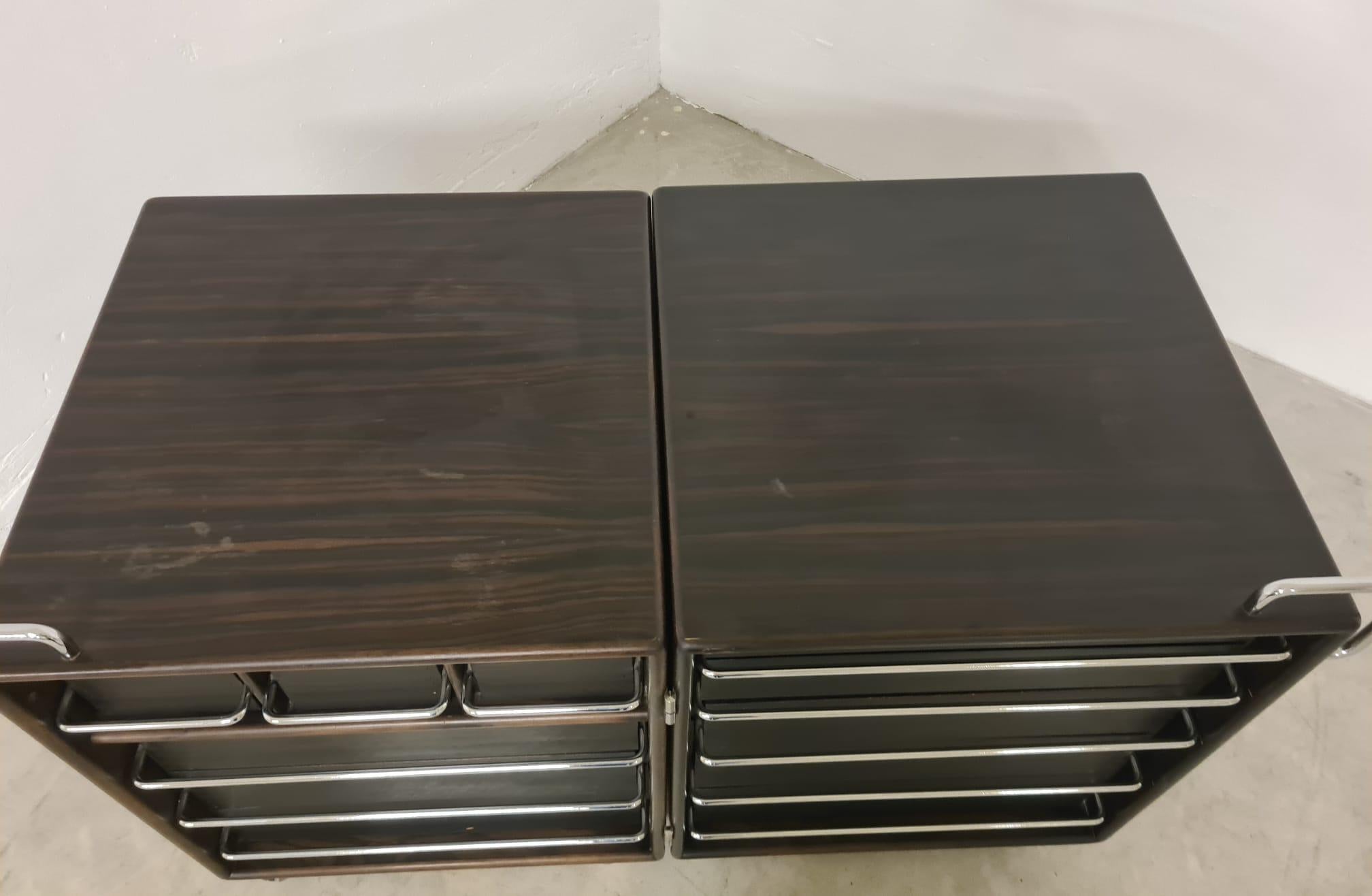Cassettiera con specchio di Fabio Lenci per Bernini in vendita 7