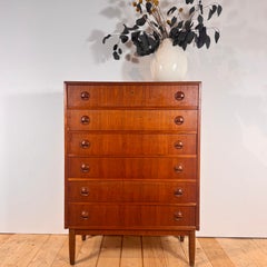 Dänische Kommode aus Teakholz im skandinavisch-modernen Stil, 1960er Jahre