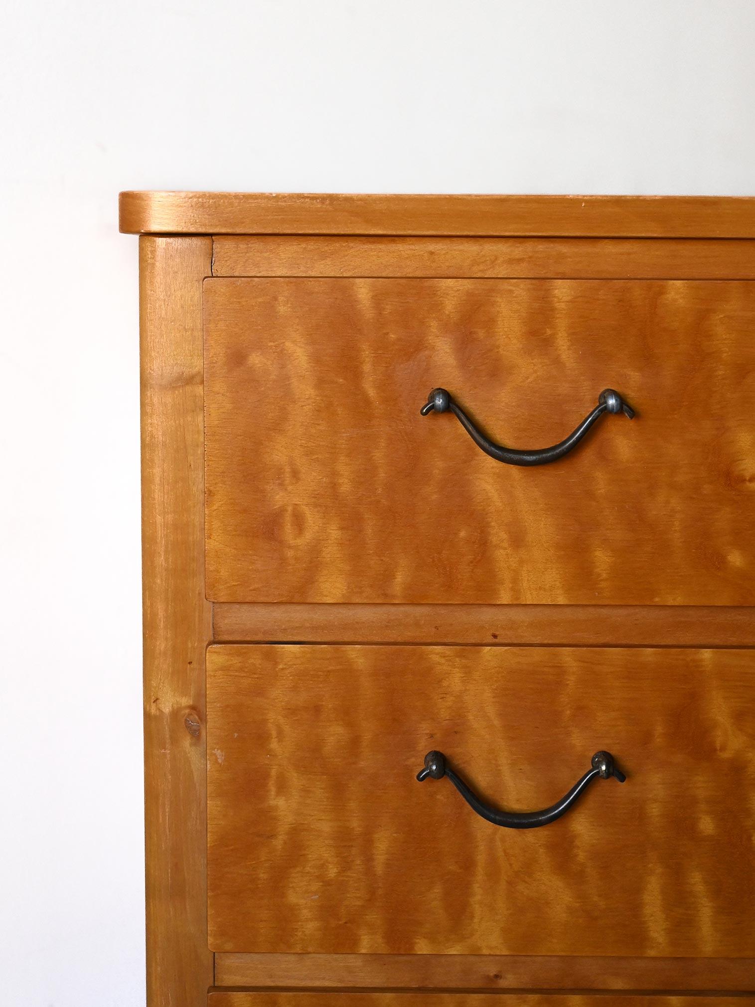 Metal Scandinavian modernism chest of drawers For Sale