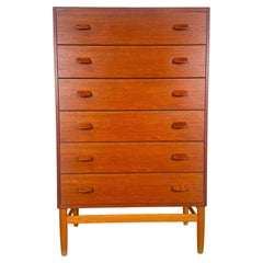 Commode en teck FDB Møbler par Poul Volther, années 1960