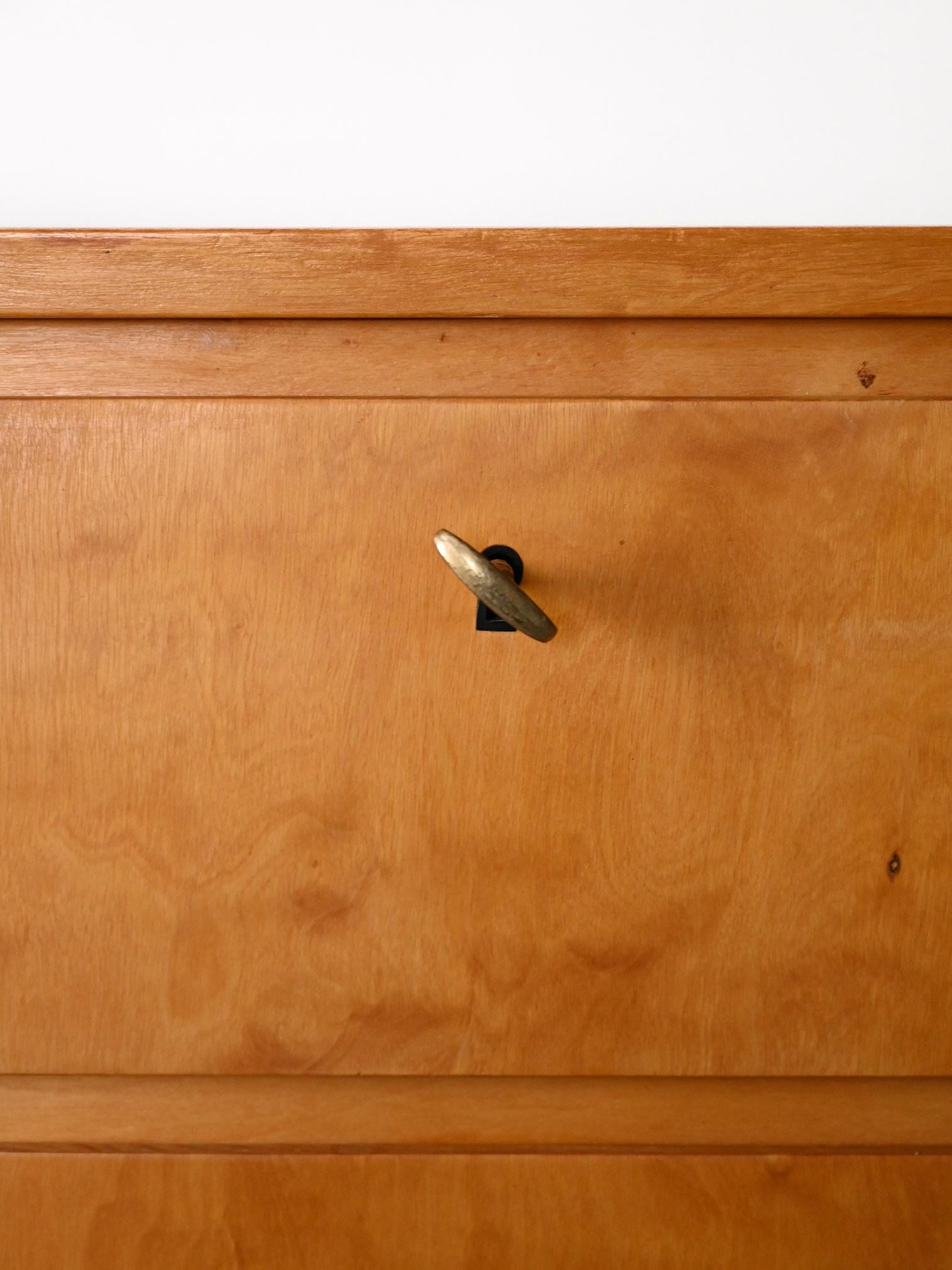 Birch chest of drawers produced in the 1960s For Sale 2