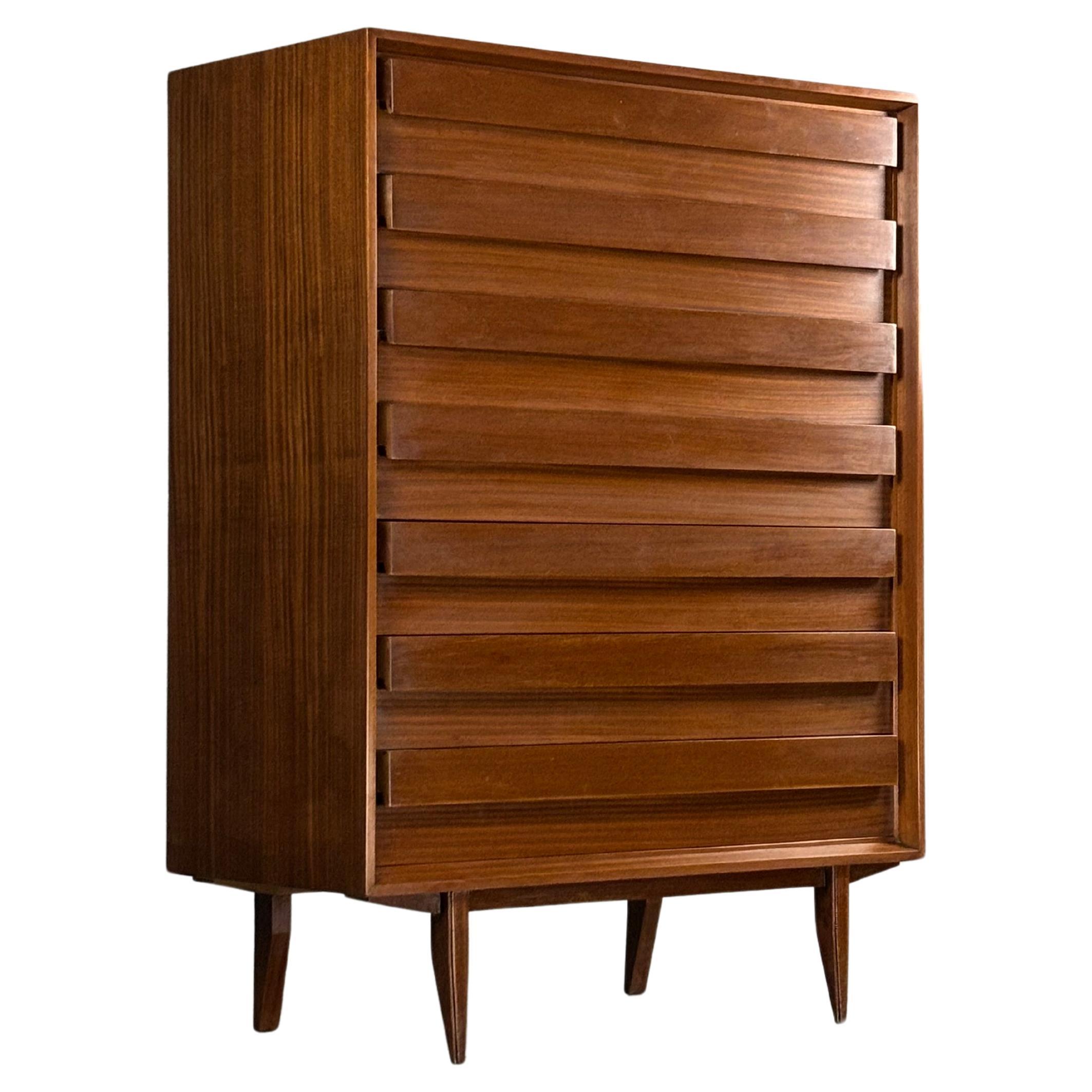 Wooden chest of drawers, 1960s