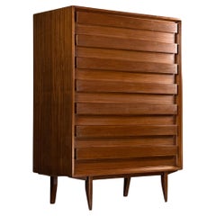 Wooden chest of drawers, 1960s
