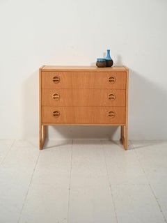 Cassettiera in rovere di Arne Wahl Iversen