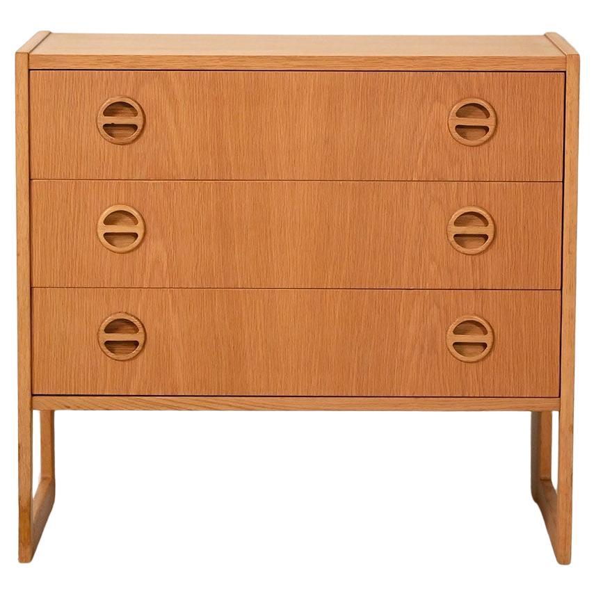 Oak chest of drawers by Arne Wahl Iversen