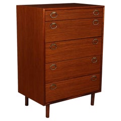 Vintage English chest of drawers 1960s