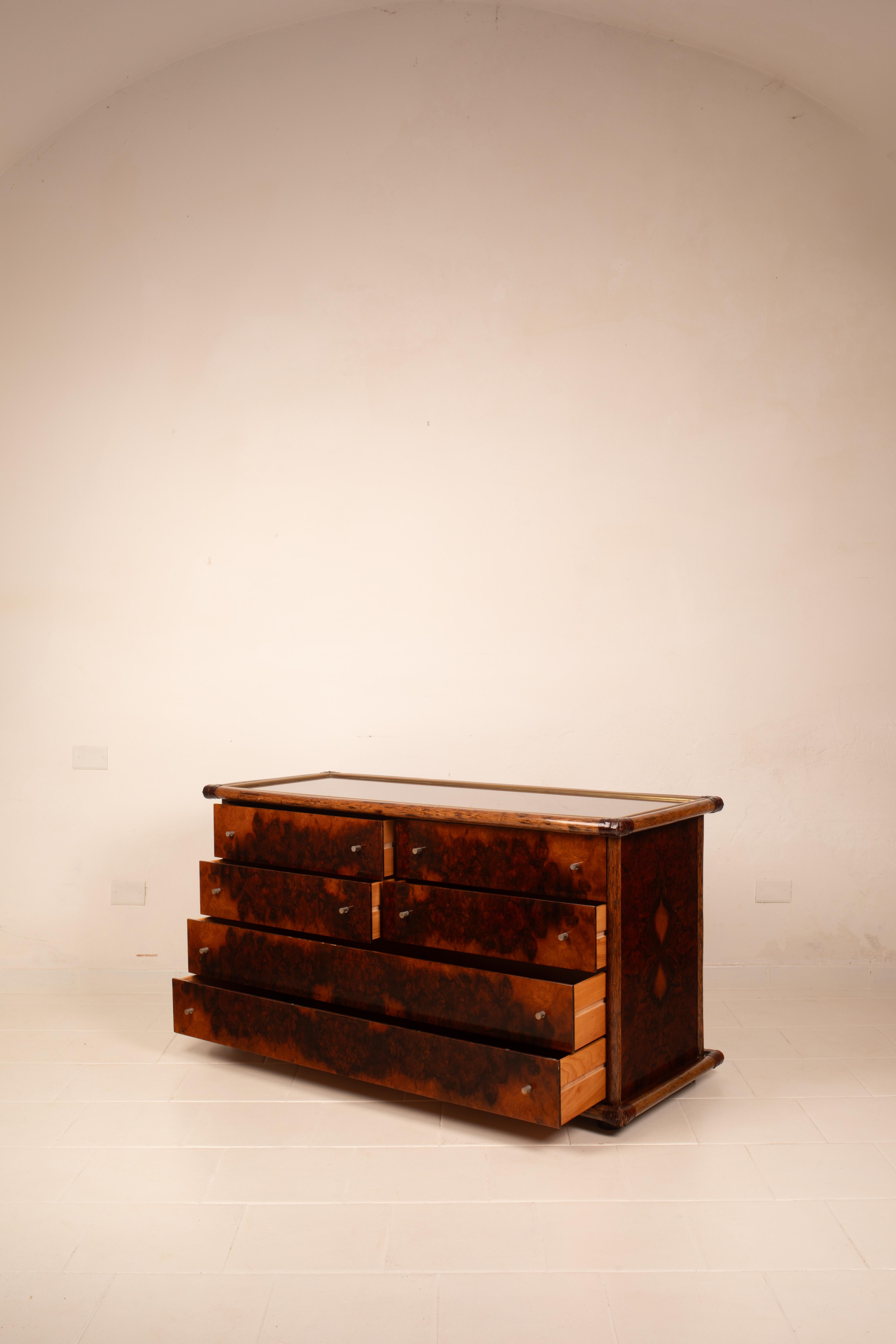 Rare Marango Chest of Drawers by Alberto Smania for Studio Smania Interni 1960 in vendita 11