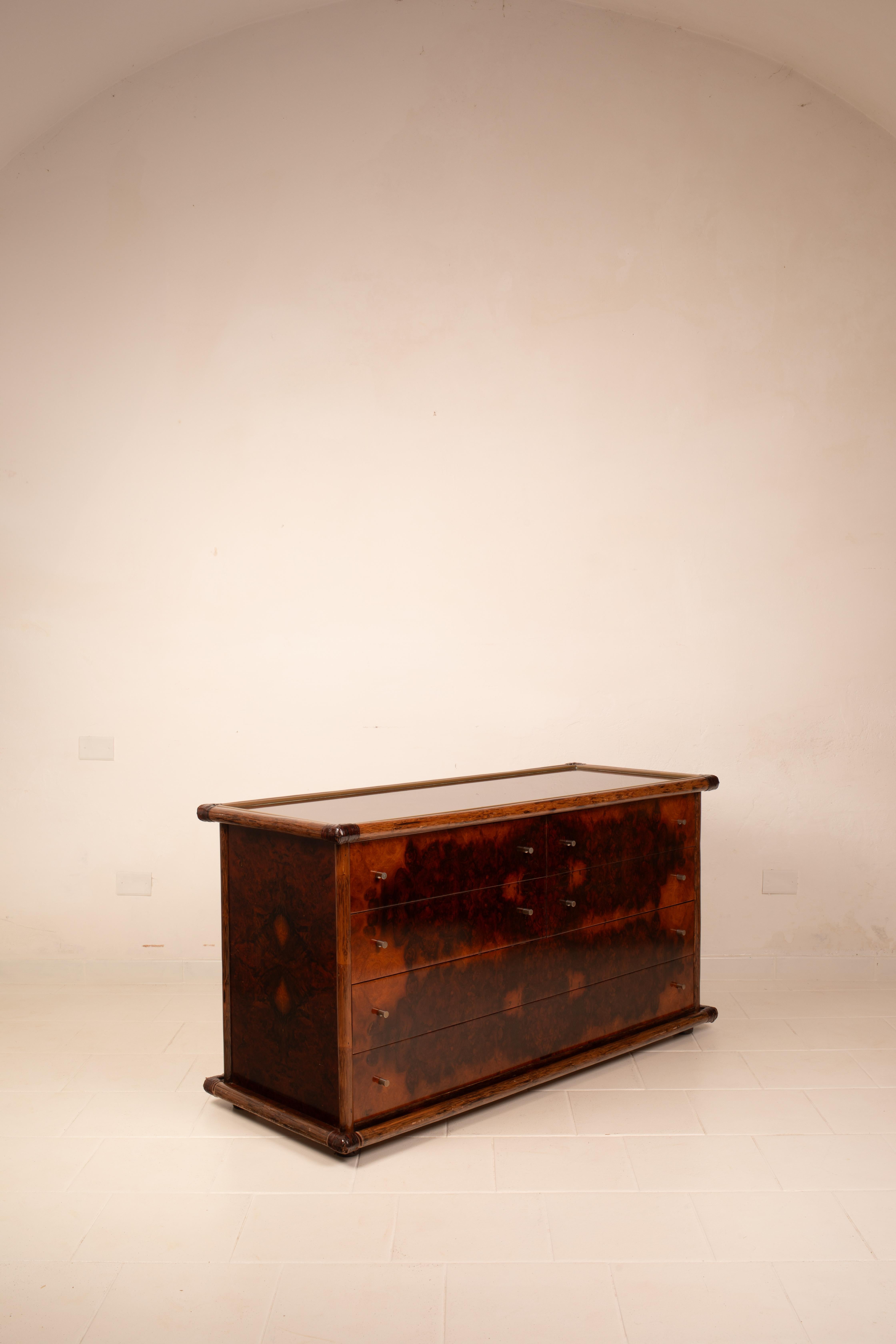 Italian Rare Marango Chest of Drawers by Alberto Smania for Studio Smania Interni 1960 in vendita