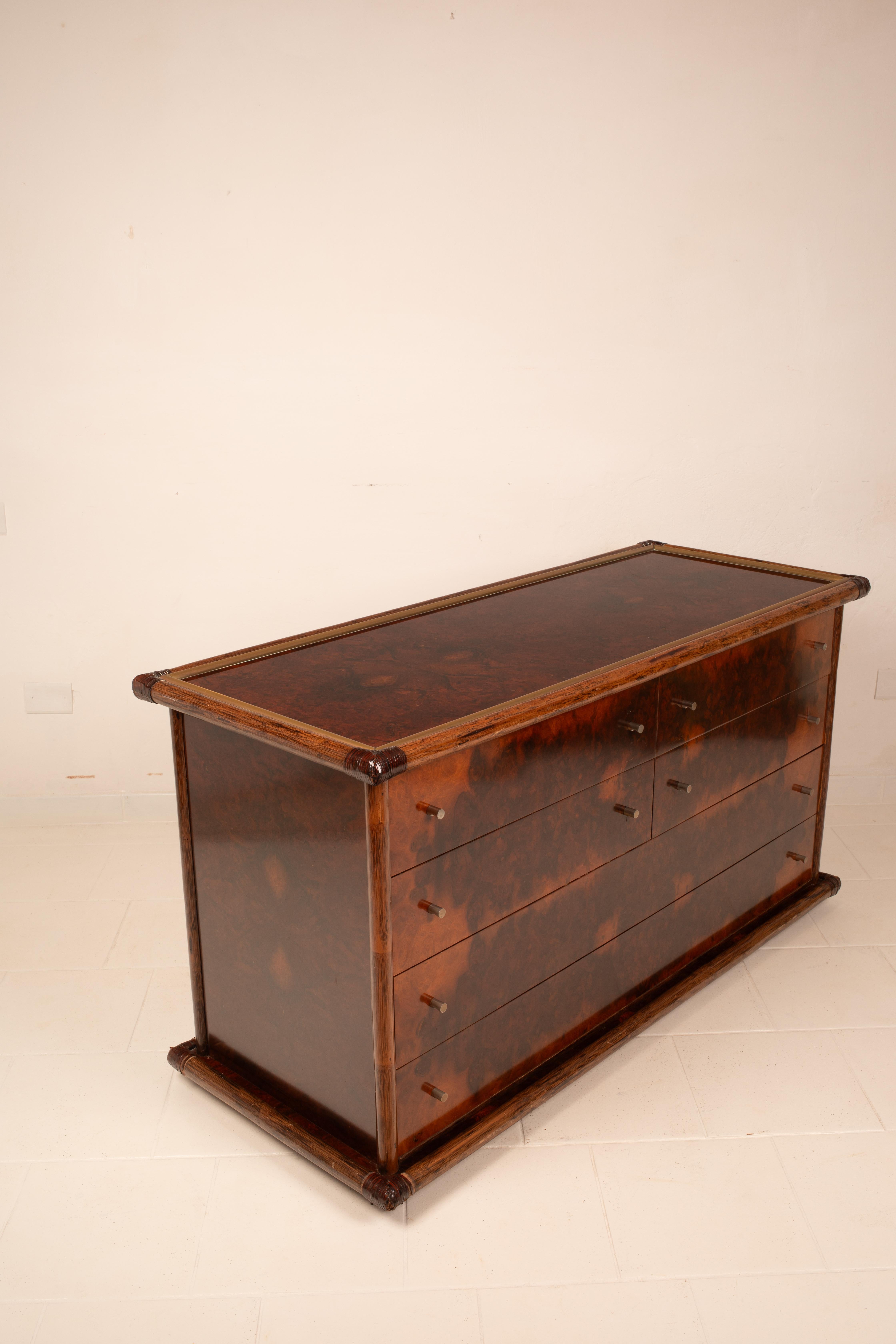 Rare Marango Chest of Drawers by Alberto Smania for Studio Smania Interni 1960 In condizioni buone in vendita a Conversano, IT