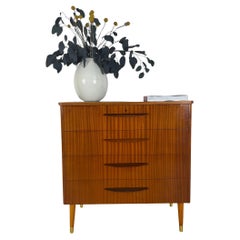 Cassettiera Mid-Century Danese a Quattro Cassetti in Teak