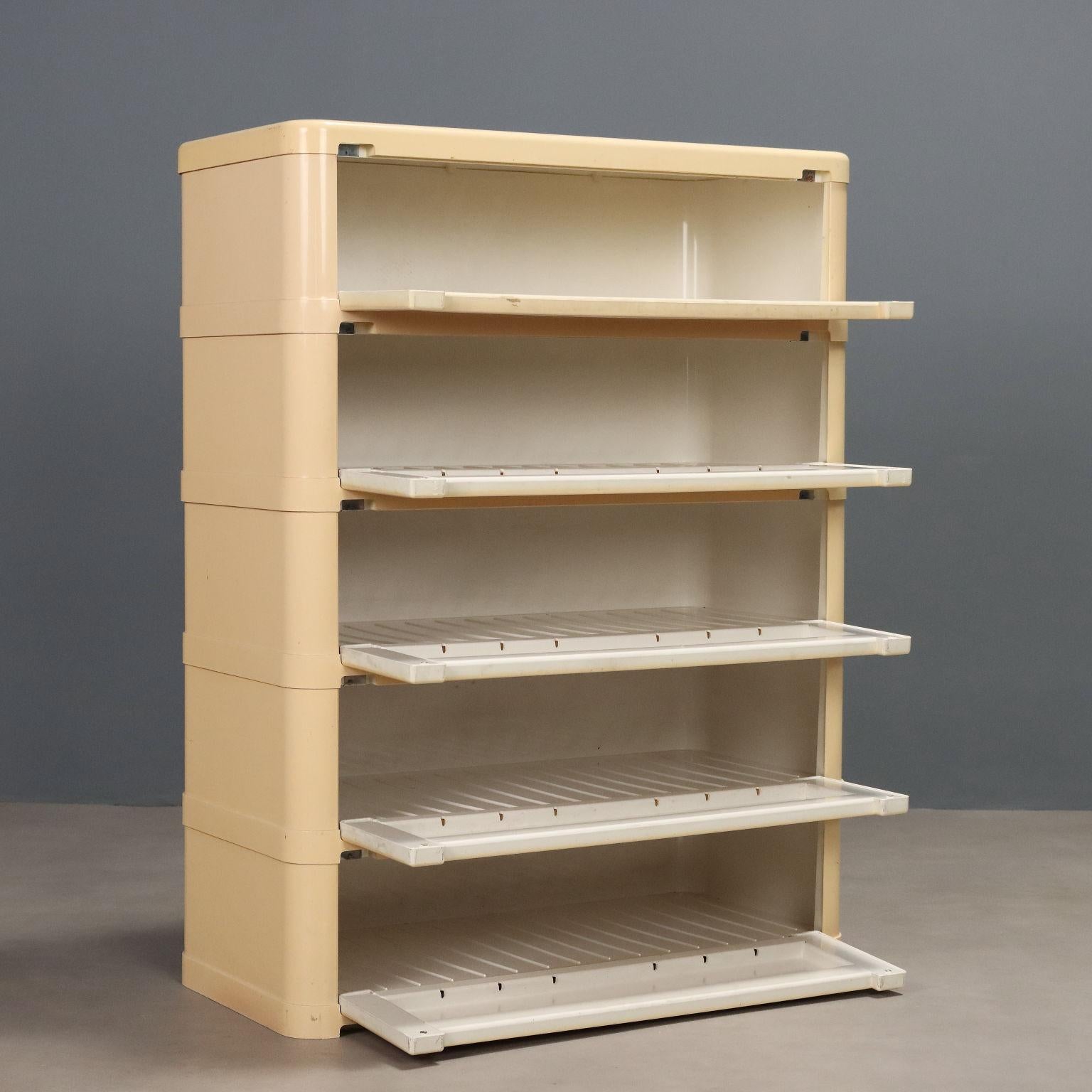Mid-Century moderno Cassettiera Modulare '4963' di Olaf von Bohr per Kartell anni 70 in vendita