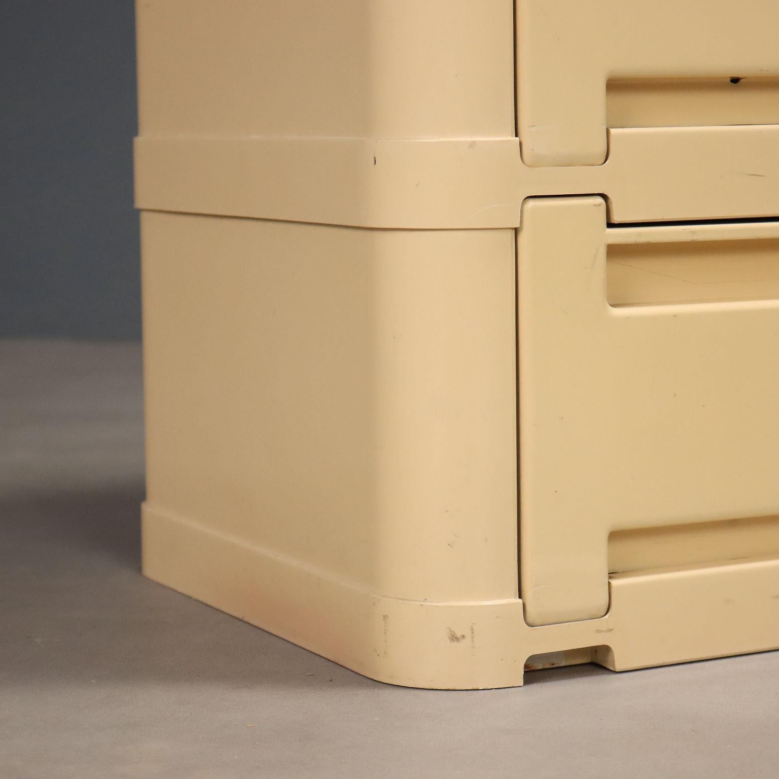 Late 20th Century Cassettiera Modulare '4963' di Olaf von Bohr per Kartell anni 70 in vendita