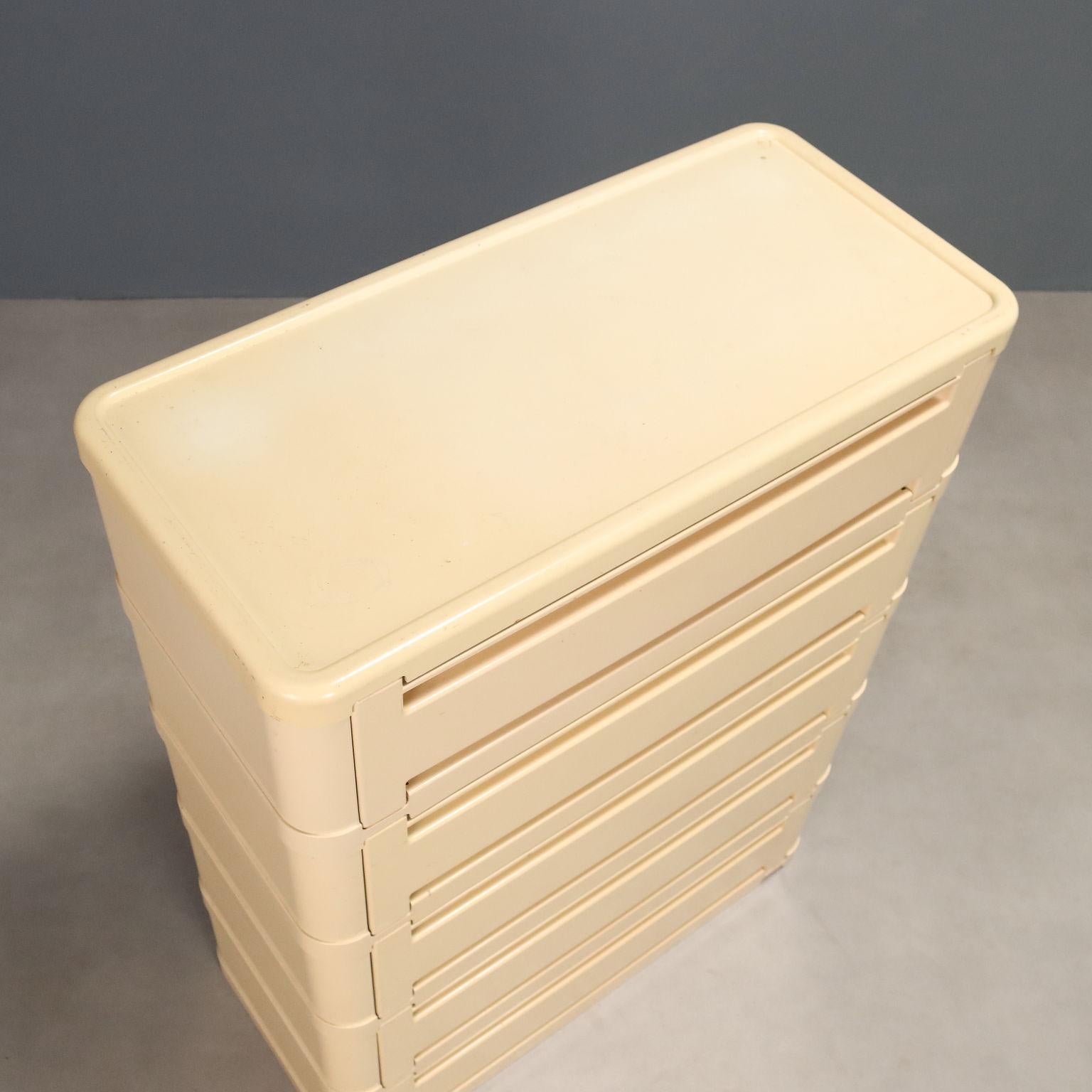 Plastica Cassettiera Modulare '4963' di Olaf von Bohr per Kartell anni 70 in vendita