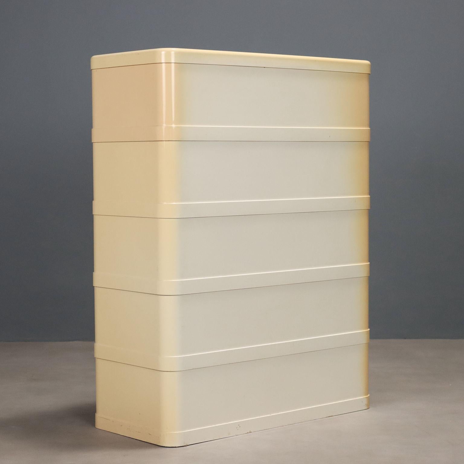 Cassettiera Modulare '4963' di Olaf von Bohr per Kartell anni 70 in vendita 1