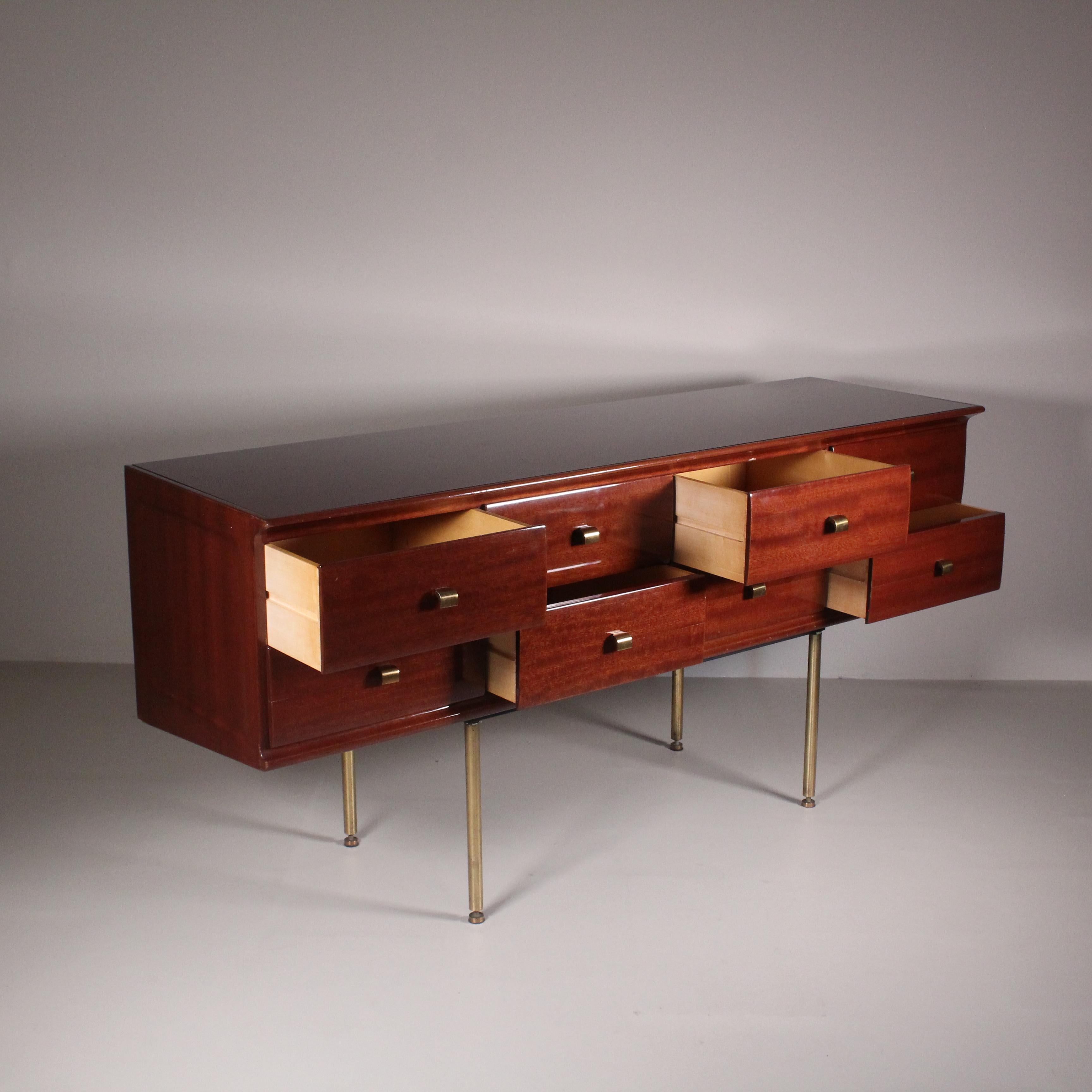 Osvaldo Borsani chest of drawers, 1960 For Sale 3