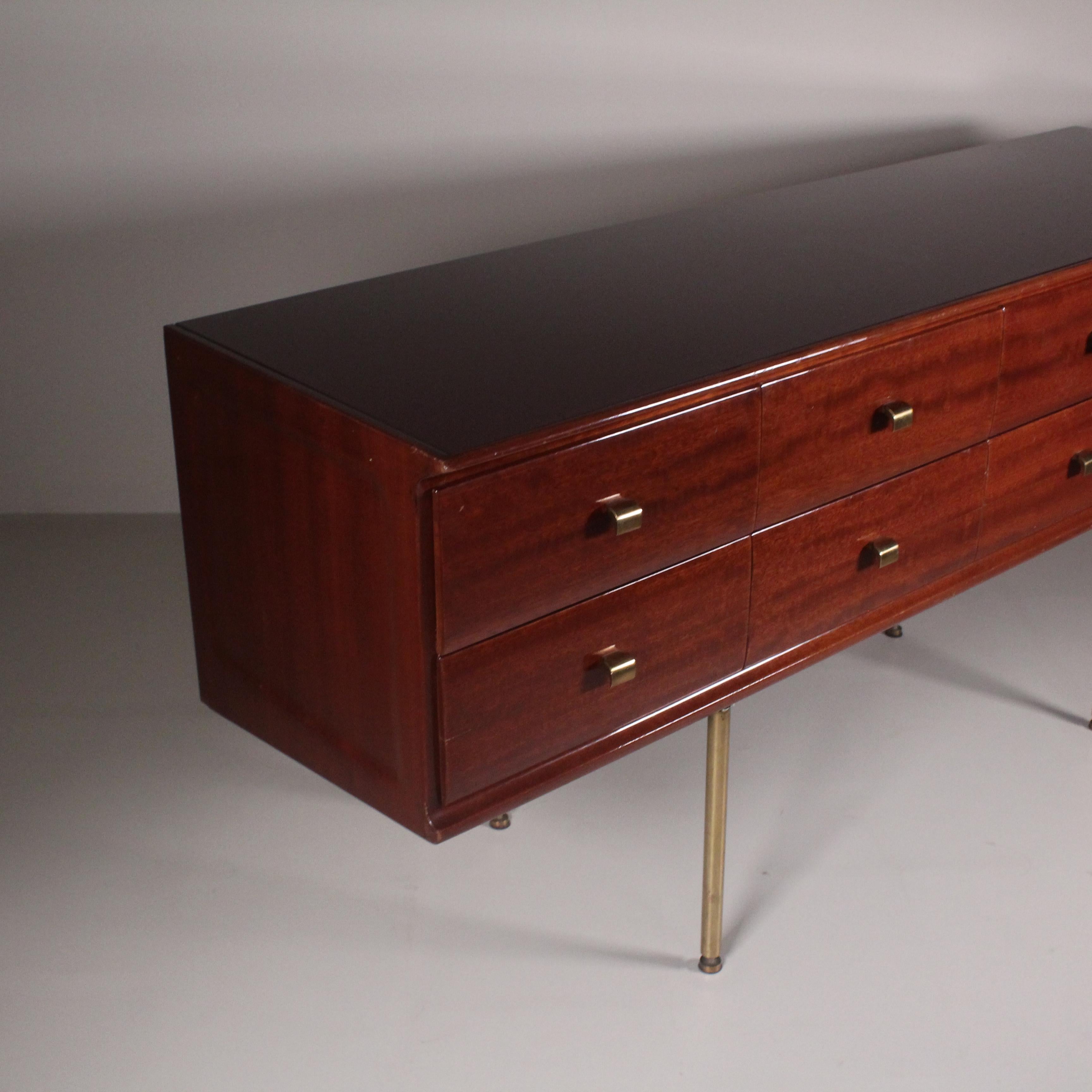 Mid-Century Modern Osvaldo Borsani chest of drawers, 1960 For Sale