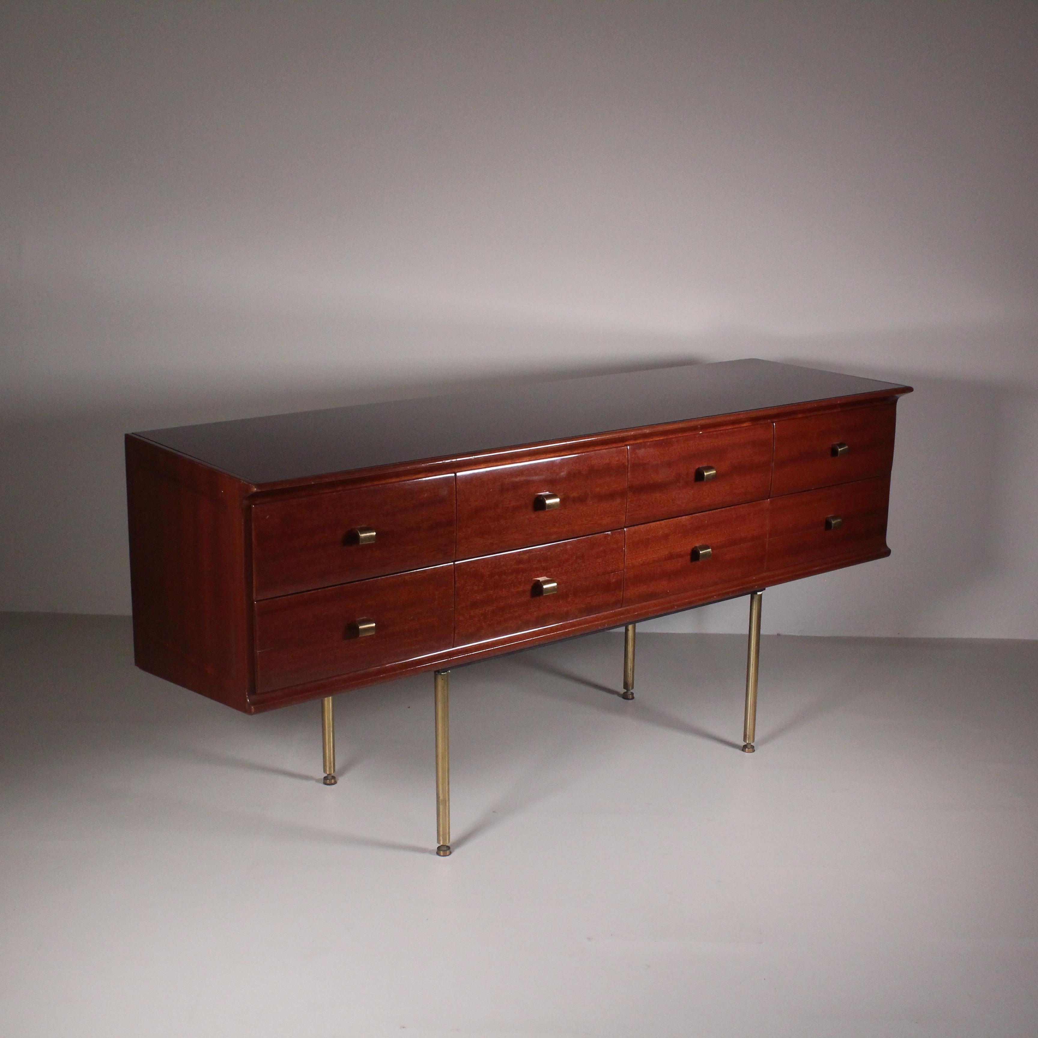 Italian Osvaldo Borsani chest of drawers, 1960 For Sale
