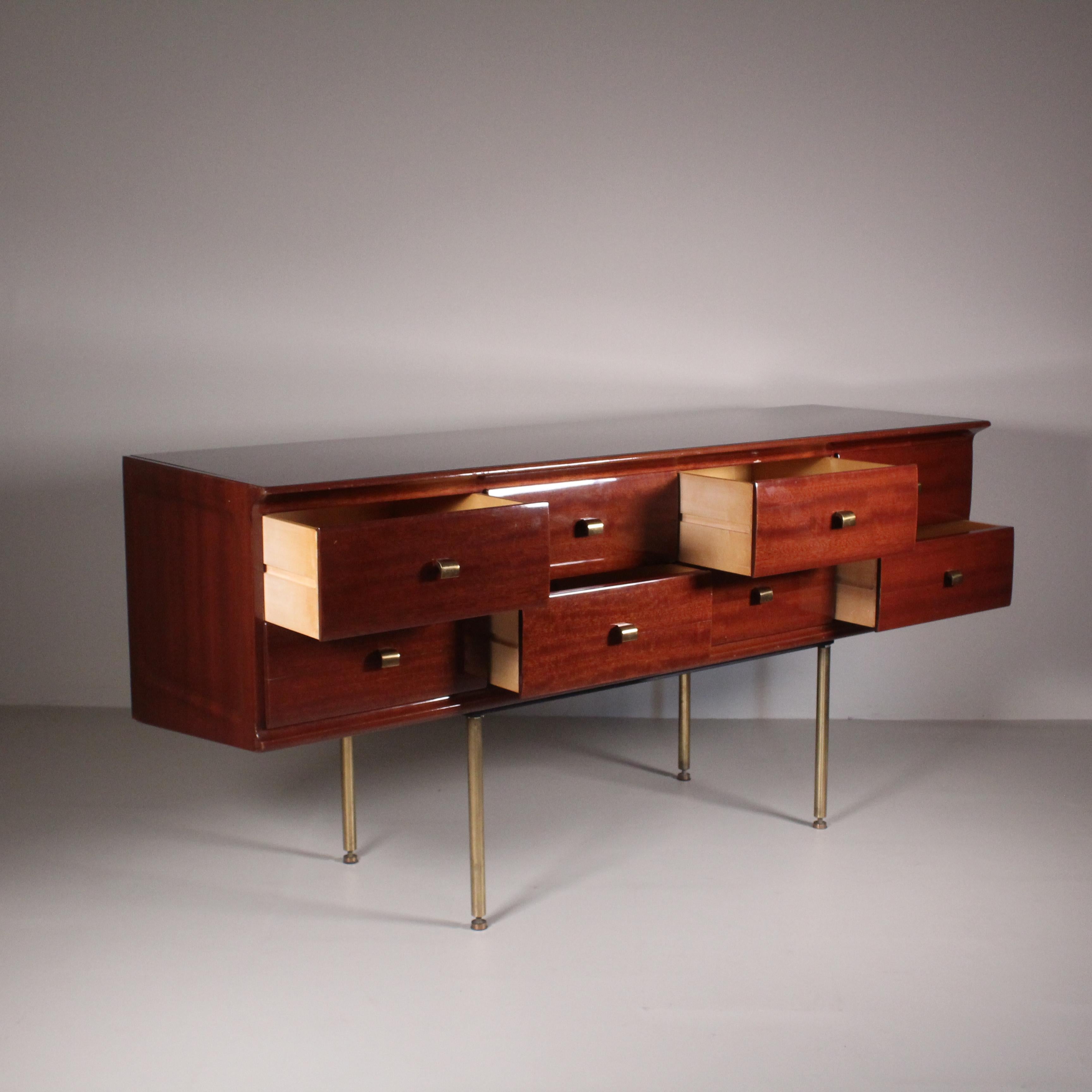 Osvaldo Borsani chest of drawers, 1960 For Sale 2