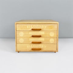 Italian mid-century Filofort sewing chest of drawers by Tre Cerchi ISC, 1940s