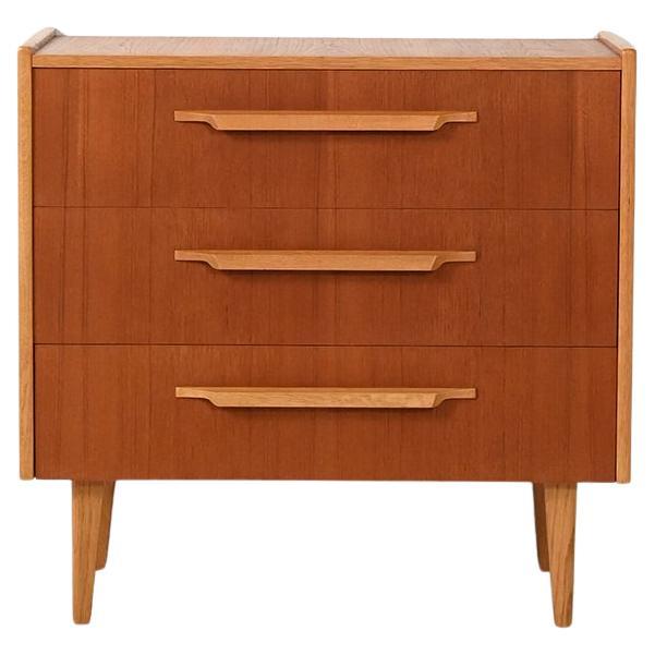 Cassettiera scandinava ’50-60 in teak e rovere