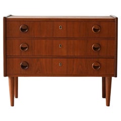 Cassettiera scandinava anni ’50/’60 in teak