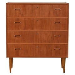 Cassettiera scandinava anni ’50-60 in teak