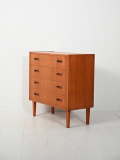 Scandinavian 1960s teak chest of drawers