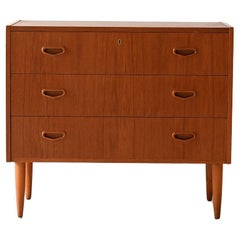 Cassettiera scandinava anni ’60 in teak
