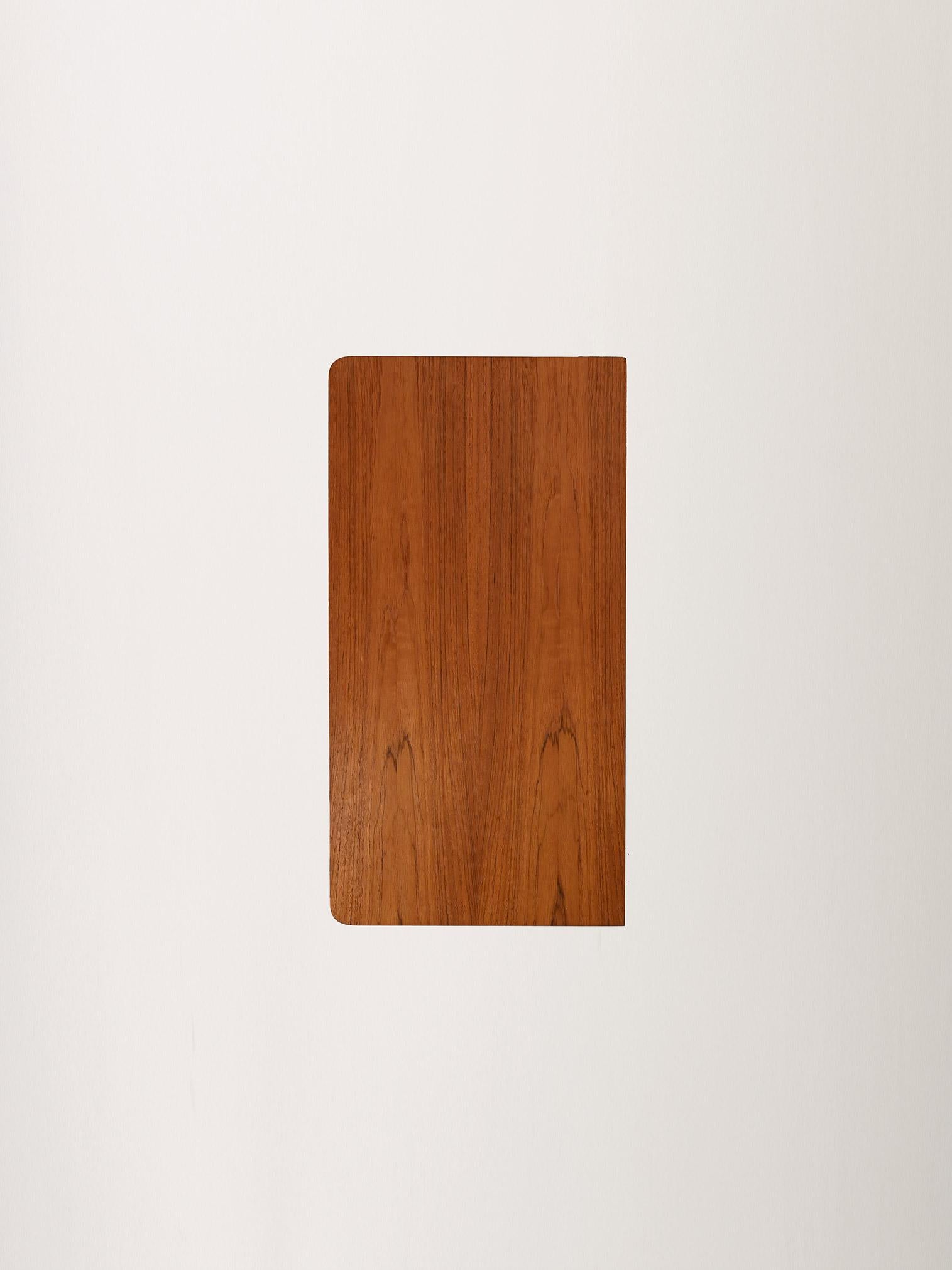 Cassettiera scandinava in teak, anni 50/60 en venta 3