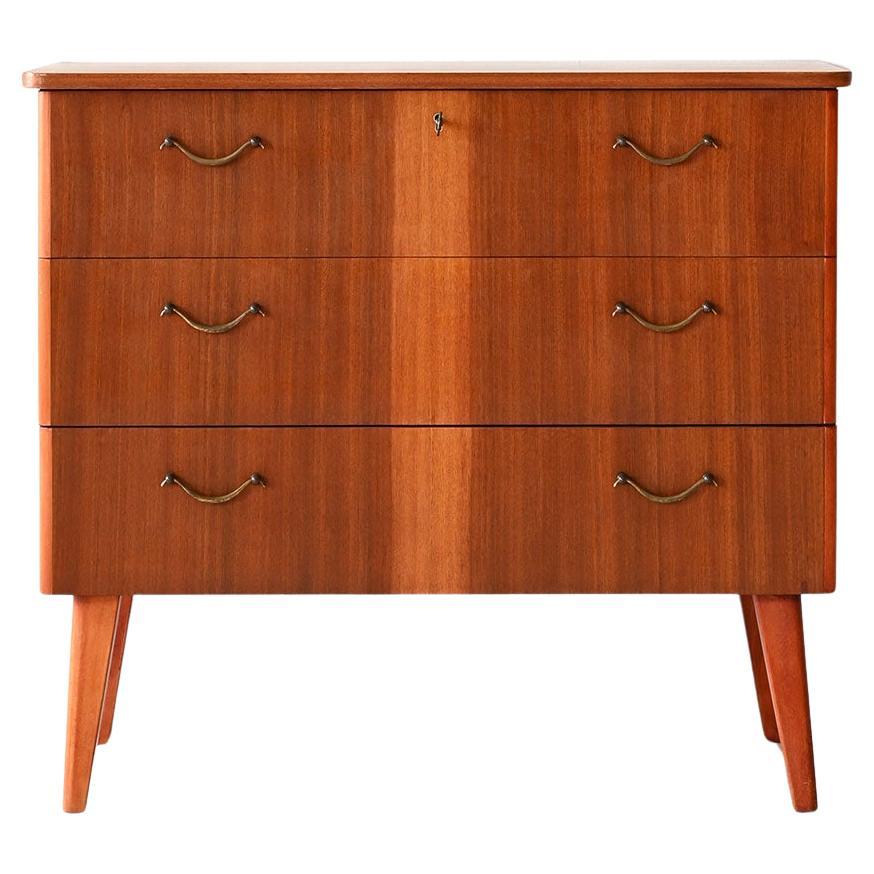 Scandinavian teak chest of drawers from the 1950s/60s