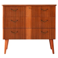 Cassettiera scandinava in teak anni 
50/
60