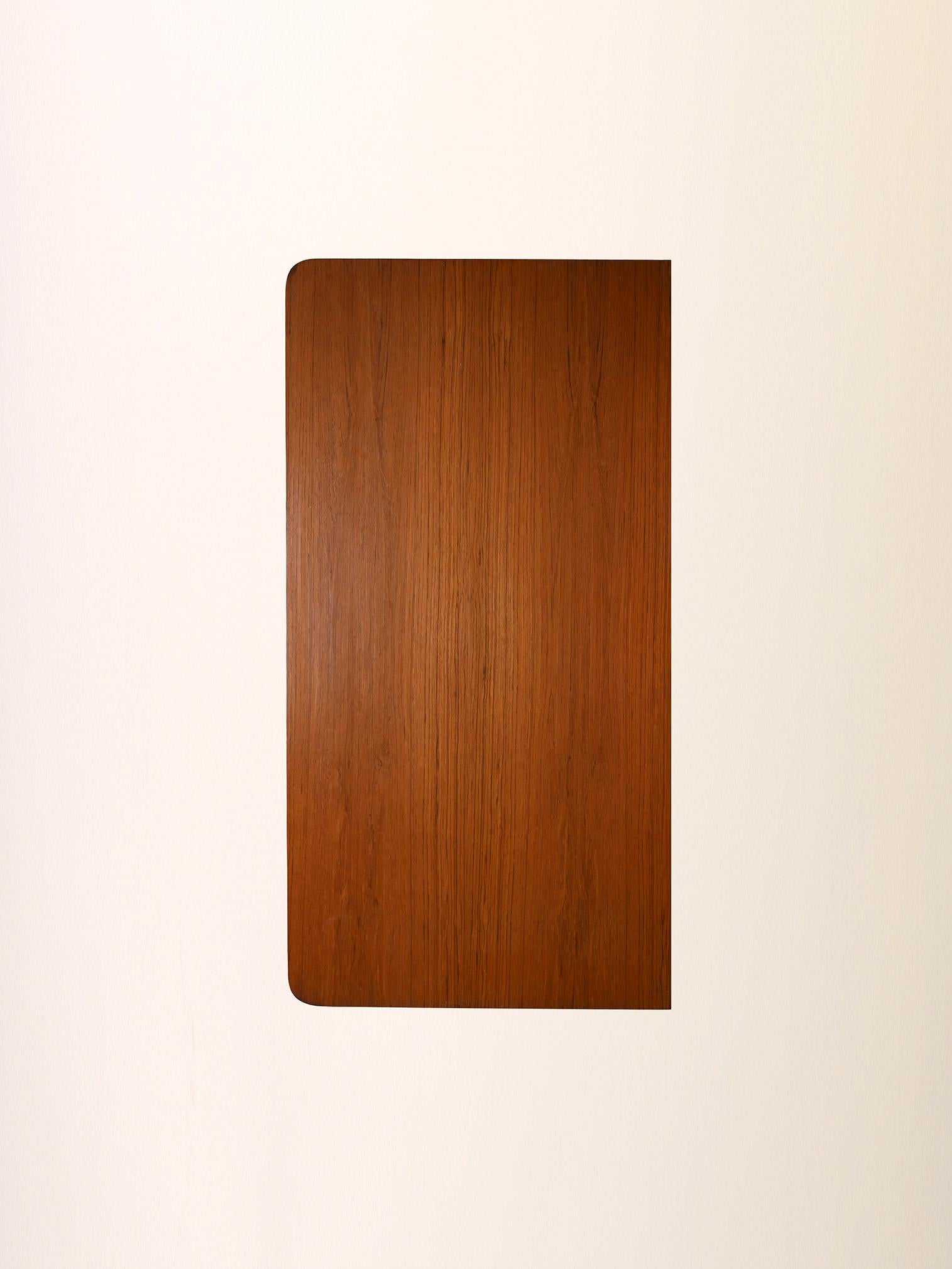 Cassettiera scandinava in teak anni ’60 en venta 2