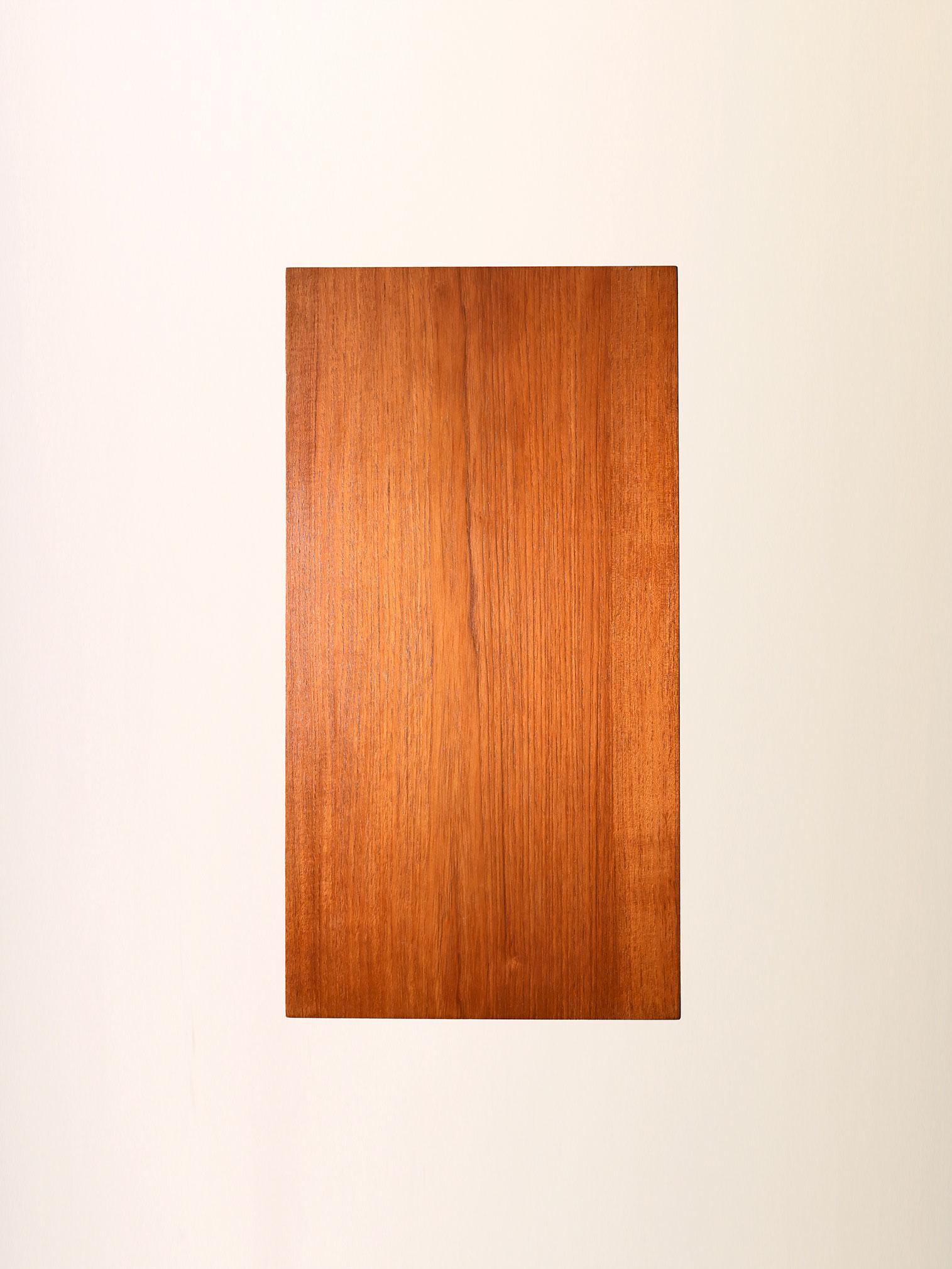 Scandinavian teak and mahogany chest of drawers For Sale 1