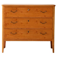 Commode scandinave vintage en racine de bouleau
