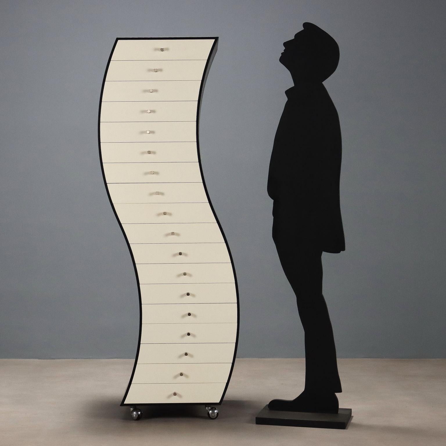 Moderno Cassettiera Side 1 di Shiro Kuramata per Cappellini, Anni 80. in vendita