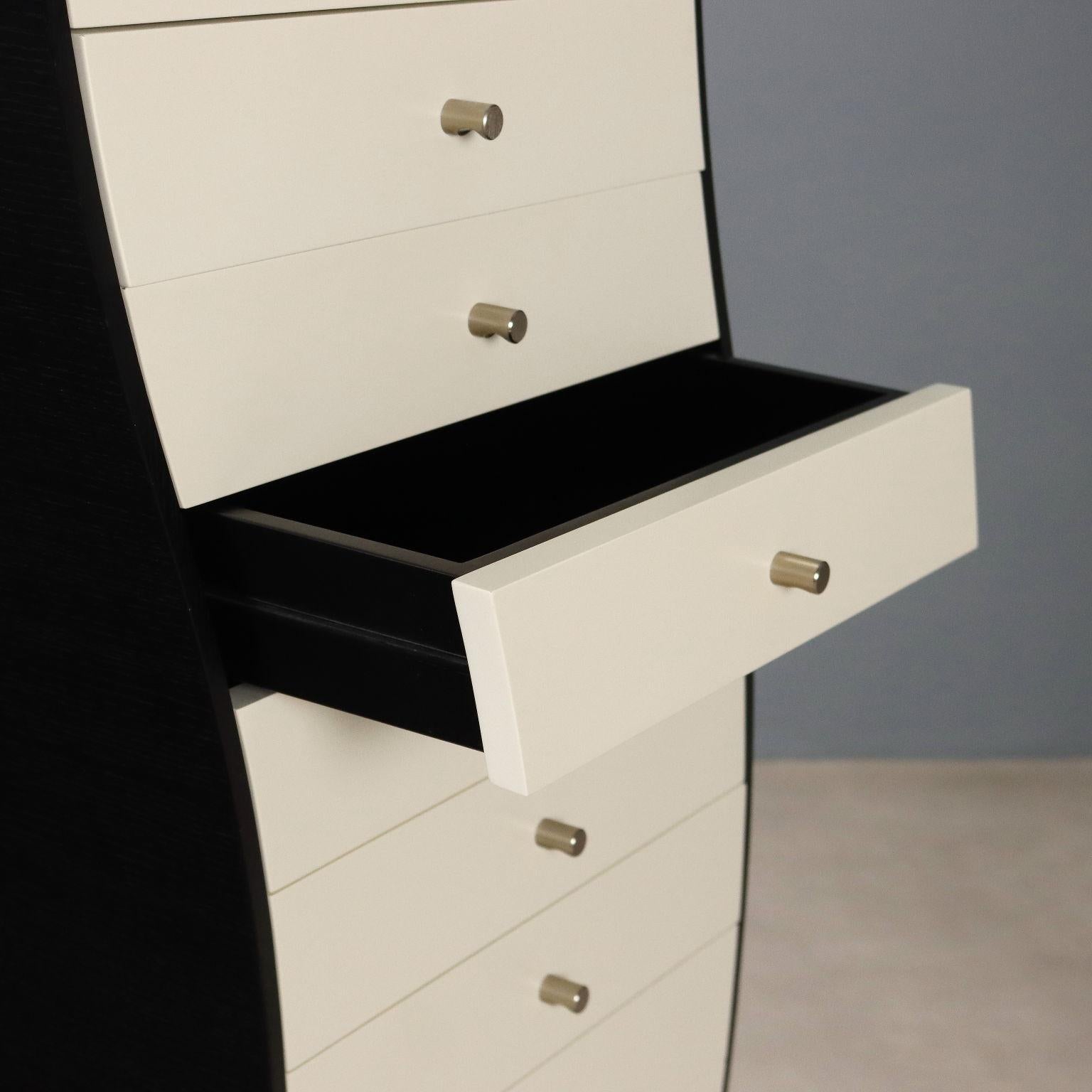 Legno Cassettiera Side 1 di Shiro Kuramata per Cappellini, Anni 80. in vendita