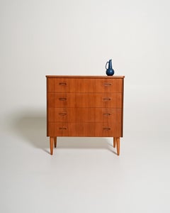 Swedish teak chest of drawers, 1950s
