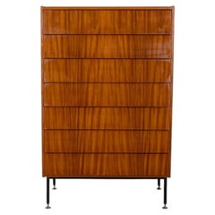 1960s vintage chest of drawers in Teak wood Italian design