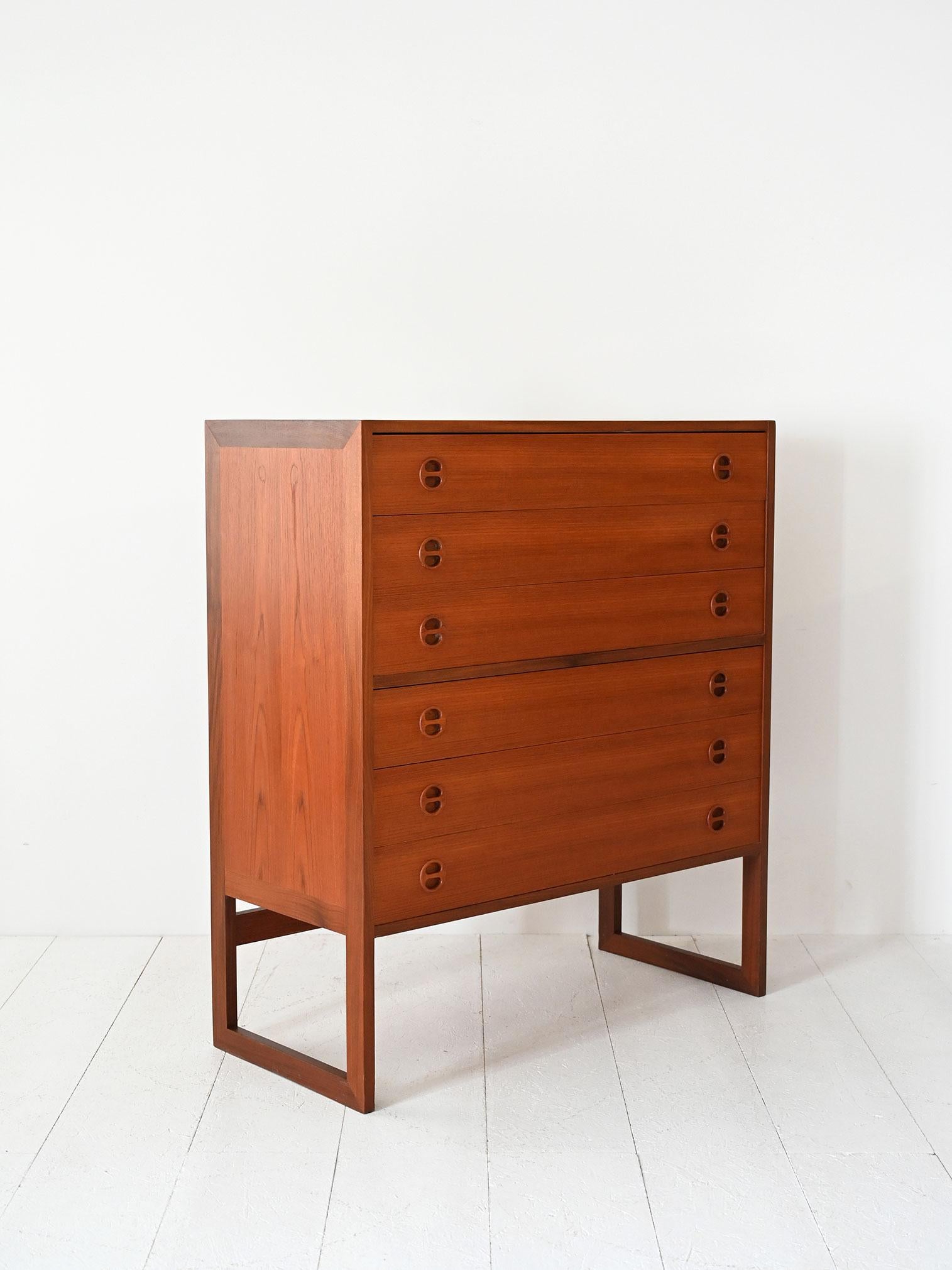 Scandinave moderne Cassettiera vintage danese di Arne Wahl Iversen en vente