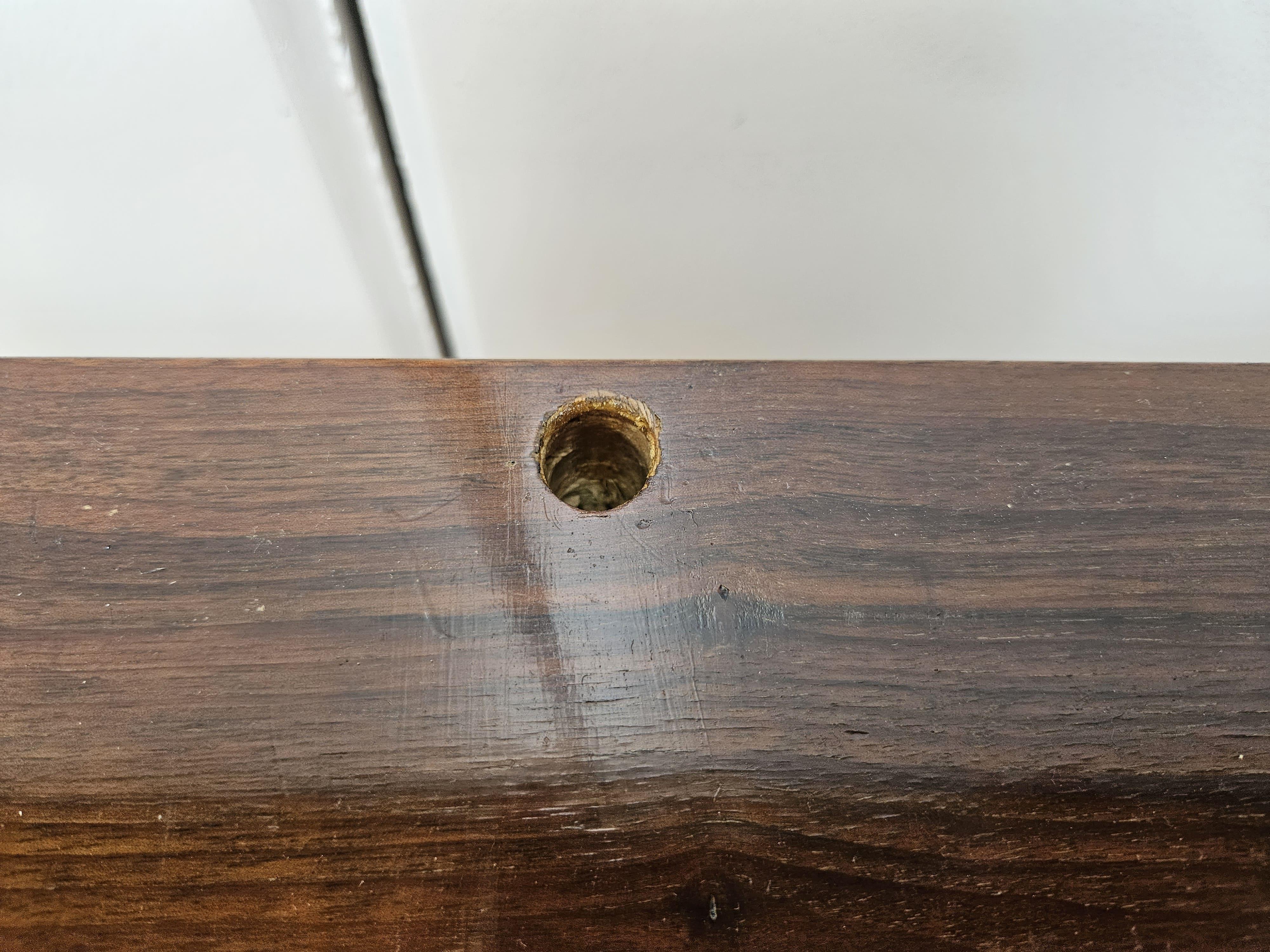 Cassettone in noce e acero del 1940 con specchio ovale Art Decò XX secolo in vendita 3