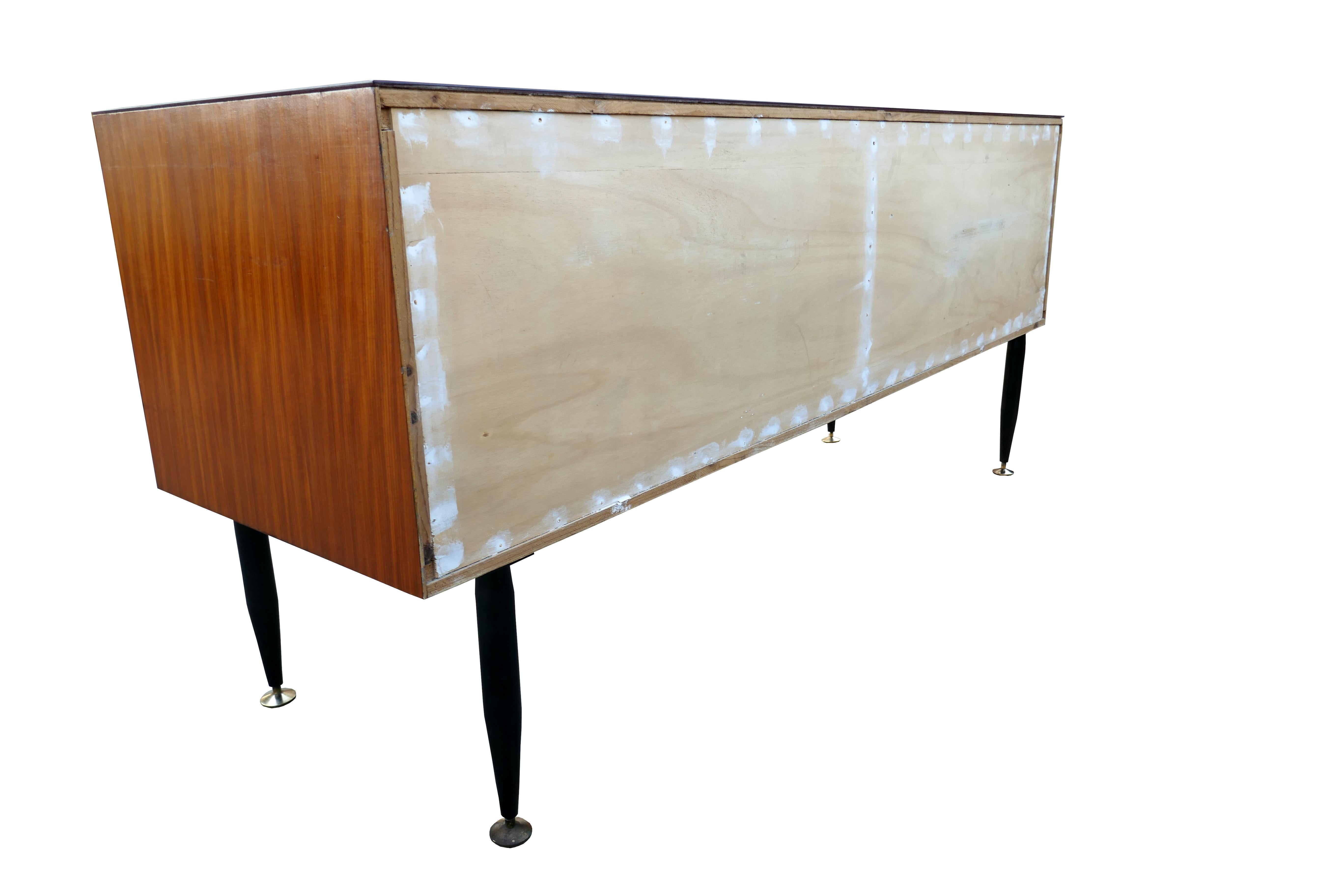 Dresser sideboard cabinet, possible Dassi production  For Sale 9
