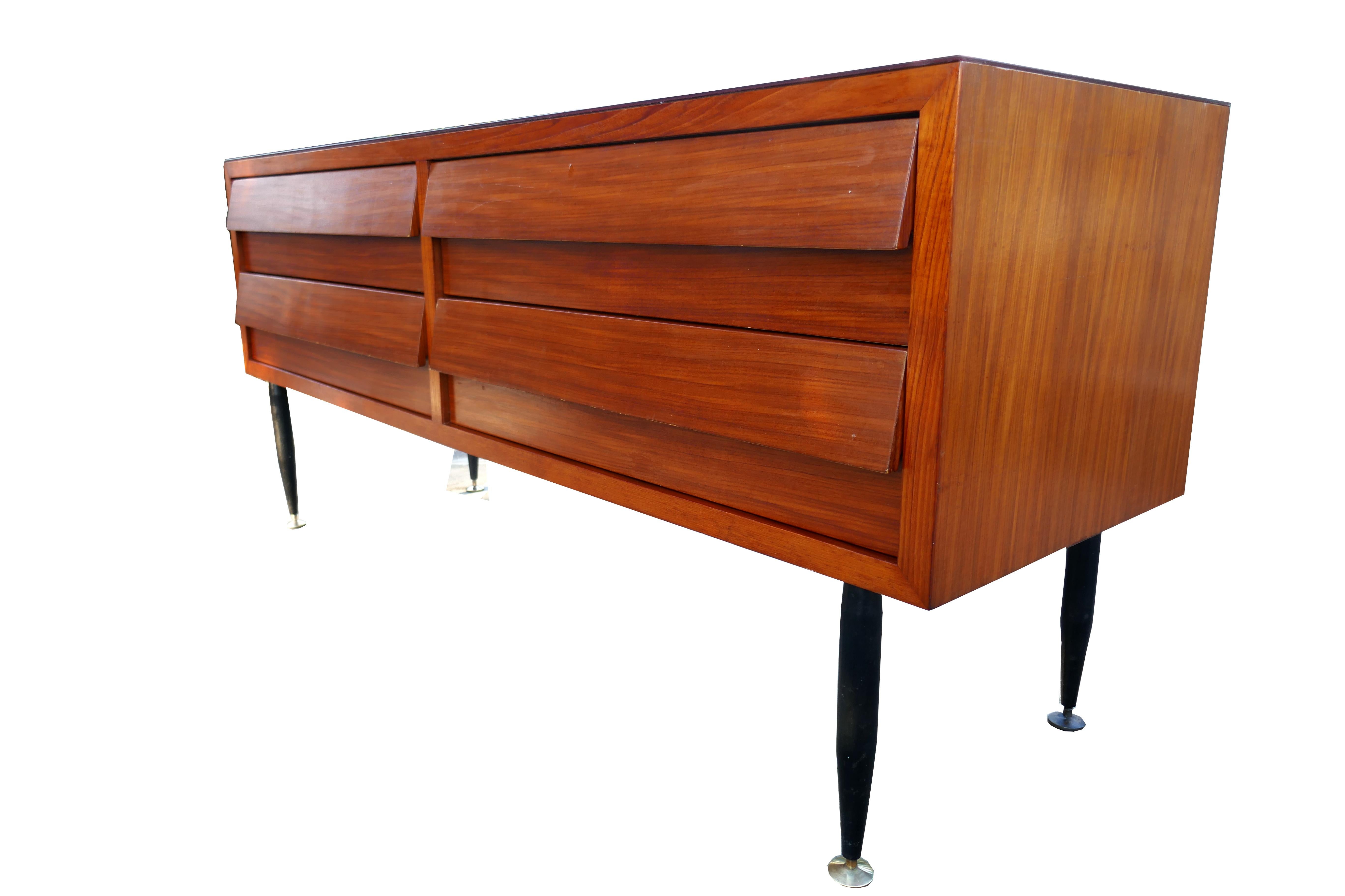 Mid-20th Century Dresser sideboard cabinet, possible Dassi production  For Sale