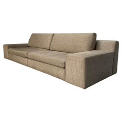 Cassina „235-238 Mister“ 4-Sitz-Sofa aus natürlichem Leinenstoff
