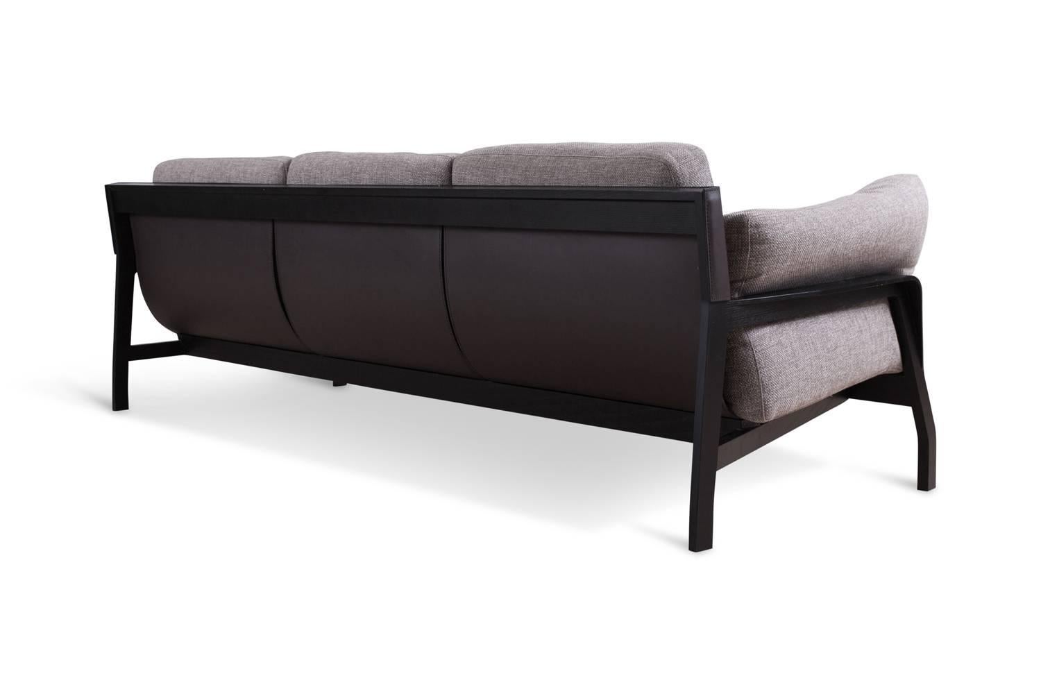 Italian Cassina 285 Eloro Three-Seat Sofa by Rodolfo Dordoni