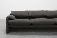 Cassina 3‑Seat Maralunga Sofa by Vico Magistretti, Italy, 1990