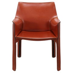 Cassina 413 Cab Armchairs by Mario Bellini, Set of Four