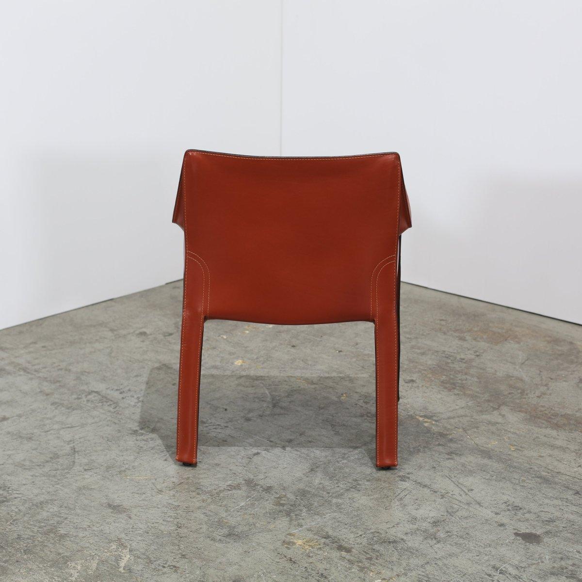 Poltrone Cassina 413 Cab di Mario Bellini, set di quattro persone in vendita 1