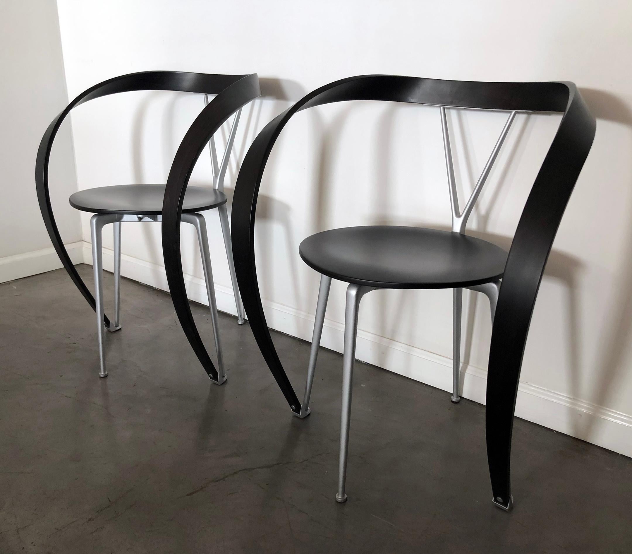 Modern Cassina Andrea Branzi Revers Chairs, a Pair
